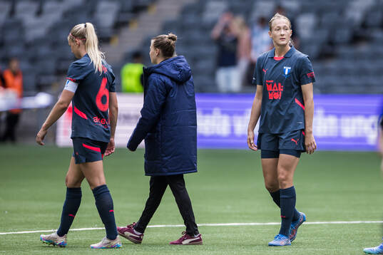 Malmö FFs Sanna Kullberg deppar