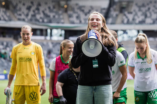 Hammarbys målvakt Anna Tamminen hyllas
