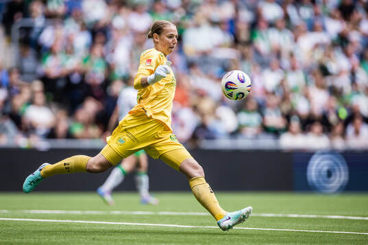 Hammarbys målvakt Melina Loeck