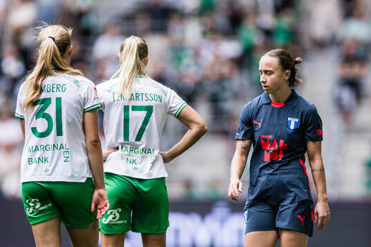 Malmö FFs Miljana Ivanovic deppar