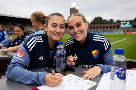 Djurgårdens Lucia Duras och Nanne Ruuskanen