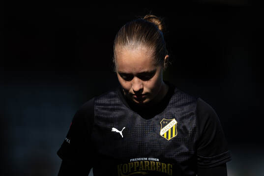Häckens målvakt Fanney Birkisdottir