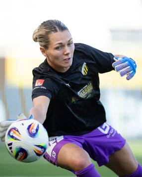 Häckens målvakt Jennifer Falk