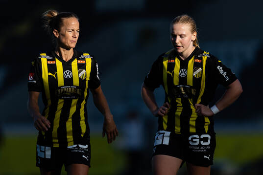 Häckens Aivi Luik och Johanna Fossdalsá Sørensen