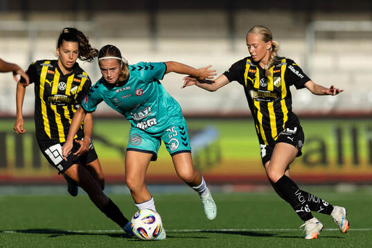 Kristianstads Emma Broddheimer och Häckens Lisa Löwing