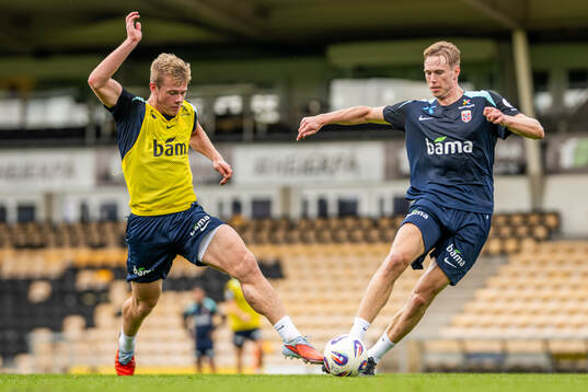 Aune Heggebø and Torbjørn Lysaker Heggem of the Norwegian