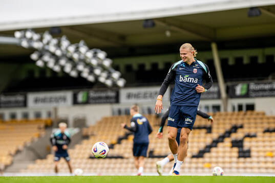 Erling Braut Haaland of the Norwegian national football team