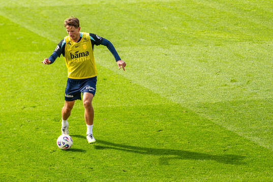 Sander Berge of the Norwegian national football team