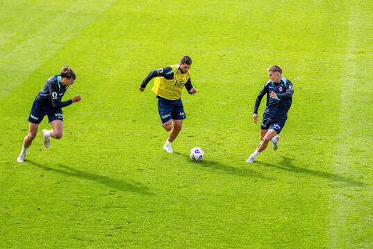 Tobias Guddal, Aron Bizet Dønnum and Martin Ødegaard of