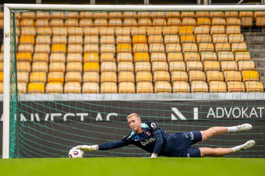 Goalkeeper Egil Selvik of the Norwegian national football