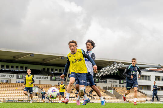 Patrick Berg and Oscar Bobb of the Norwegian national
