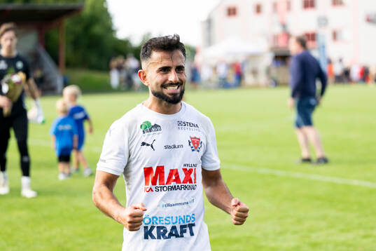 Åstorps FFs Haydil Kret jublar