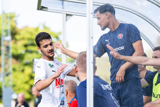 Åstorps FFs Alaa Musleh grattas