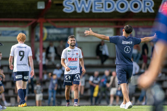 Åstorps FFs Haydil Kret jublar