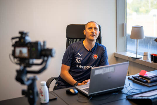 Åstorps FFs tränare Bobby Alm Nilsson