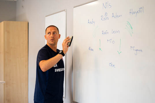 Åstorps FFs tränare Bobby Alm Nilsson