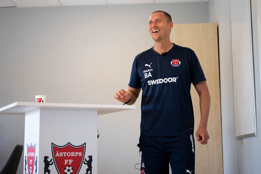 Åstorps FFs tränare Bobby Alm Nilsson