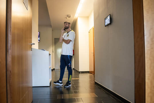 Bläddra bland fler bilder av Football, FIFA World Cup Qualifier, Sweden, Press Event