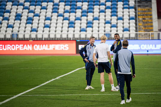 head coach Jon Dahl Tomasson, Lucas Bergvall, Anton