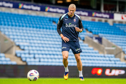 Erling Braut Haaland of the Norwegian national football team