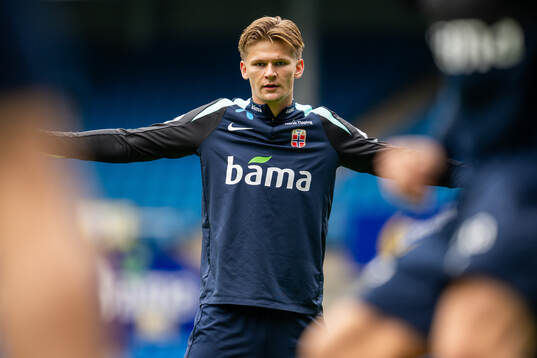 David Møller Wolfe of the Norwegian national football team