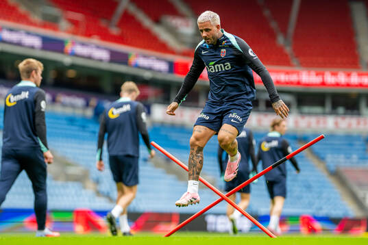Aron Bizet Dønnum of the Norwegian national football team