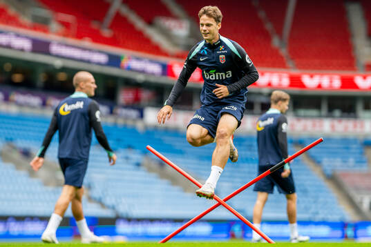 Felix Horn Myhre of the Norwegian national football team