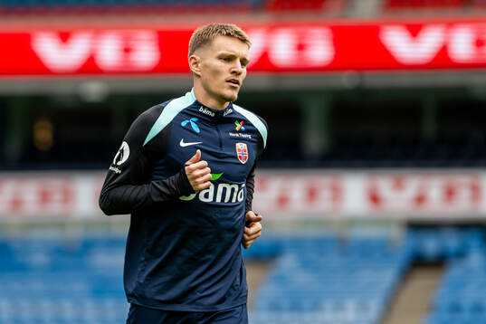 Martin Ødegaard of the Norwegian national football team