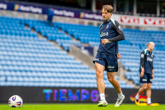 Sander Berge of the Norwegian national football team