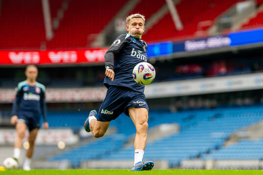 Marcus Holmgren Pedersen of the Norwegian national football