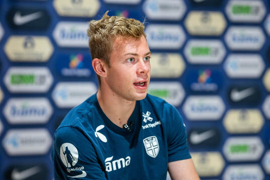 Aune Heggebø of the Norwegian national football team