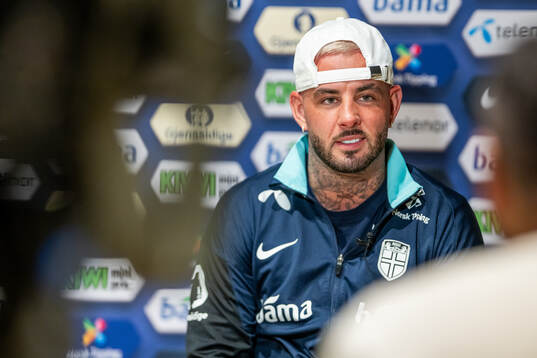 Aron Bizet Dønnum of the Norwegian national football team