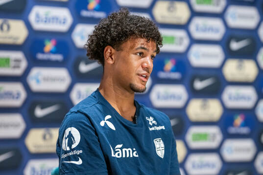 Oscar Bobb of the Norwegian national football team