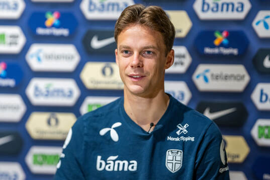 Felix Horn Myhre of the Norwegian national football team