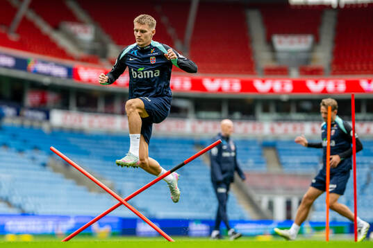 Martin Ødegaard of the Norwegian national football team