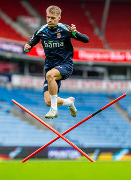 Martin Ødegaard of the Norwegian national football team