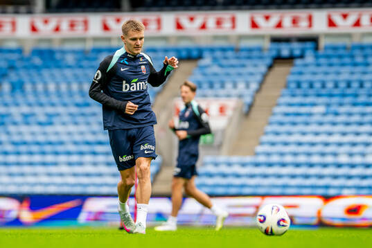 Martin Ødegaard of the Norwegian national football team