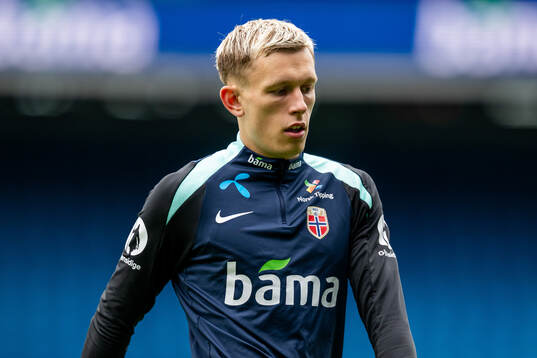 Marcus Holmgren Pedersen of the Norwegian national football