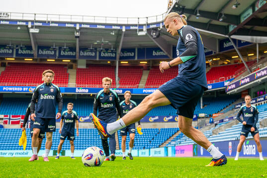 Erling Braut Haaland of the Norwegian national football team