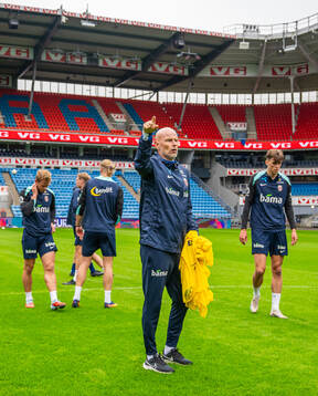 Ståle Solbakken, head coach of the Norwegian national