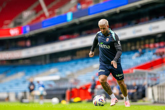 Aron Bizet Dønnum of the Norwegian national football team