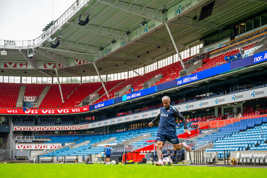 Aron Bizet Dønnum of the Norwegian national football team