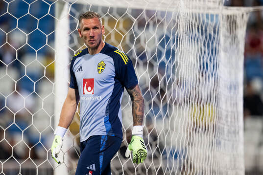 Goalkeeper Robin Olsen of Sweden