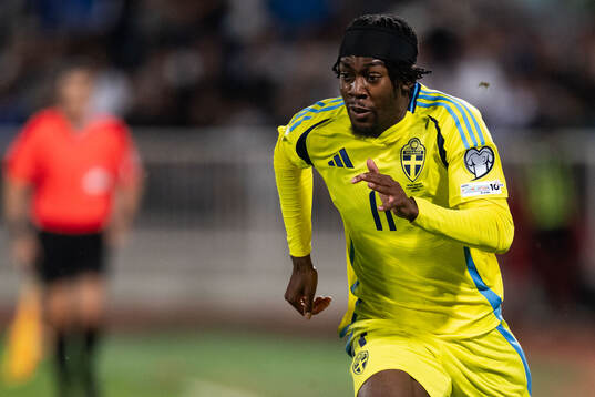 Anthony Elanga of Sweden