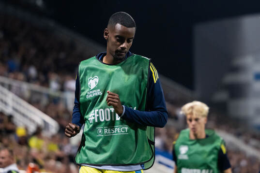 Alexander Isak of Sweden