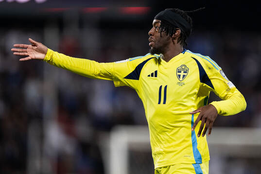 Anthony Elanga of Sweden