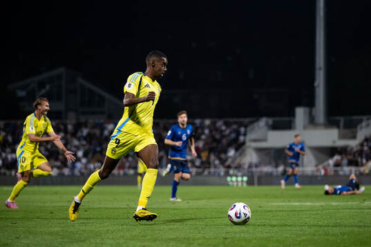 Alexander Isak of Sweden