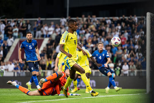 Alexander Isak of Sweden