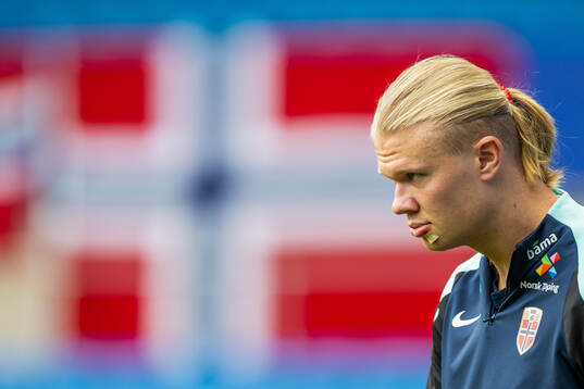 Erling Braut Haaland of the Norwegian national football team