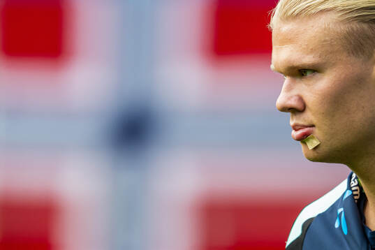 Erling Braut Haaland of the Norwegian national football team